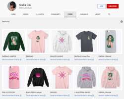 She has launched her merchandise line that offers tees, hoodies, phone cases, etc. She has featured her online store in her channel on YouTube.